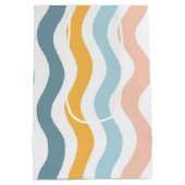 Pastel Wavy Lines  Medium Cadeauzakje (Achterkant)