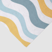 Pastel Wavy Lines  Tissuepapier (Detail)