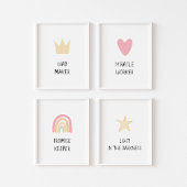 Pastel Way maker poster set van 4