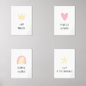 Pastel Way maker poster set van 4 (Voorkant)