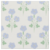 Pastel Weide Bloem Delicate Botanisch Stof (Close Up)