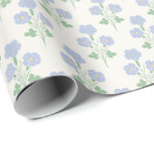 Pastel Weide Zachte Lente Stroom Cadeaupapier (Rol Hoek)
