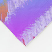 Pastel Wervelend Abstract Dekbed Fleece Deken (Hoek)