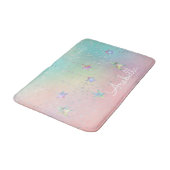 Pastel werveling holografische ster lint schattig badmat (Gekanteld)