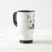 Pastel Westie Dog Reisbeker (Voorkant links)