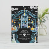 Pastel Wetenschap Experiment Wetenschapper Verjaar Kaart (Staand voorkant)