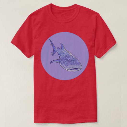 Pastel Whale Shark T-shirt (Design voorkant)