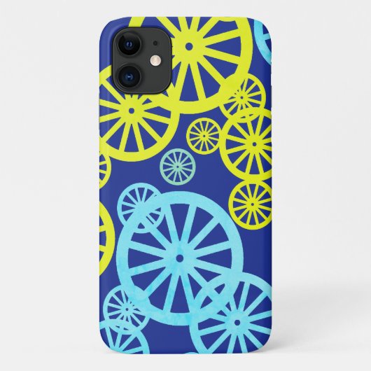 Pastel Wheel Circle Pattern iPhone 11 Hoesje Hoesj (Achterkant)