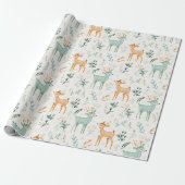Pastel Whimsical Kerstherten – Inpakpapier (Uitgerold)