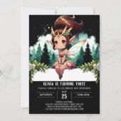 Pastel Whimsy Fairy Verjaardag Kaart (Voorkant)