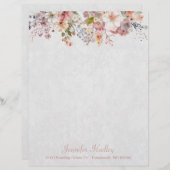 Pastel Wild Flowers Custom (Voorkant / Achterkant)