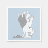 Pastel Wild Thing Servet (Voorkant)