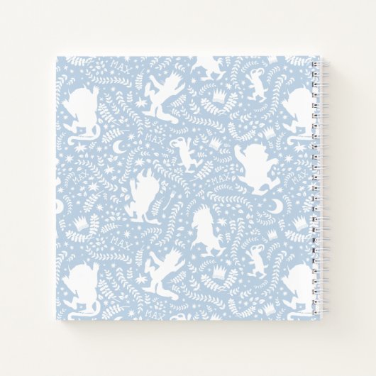 Pastel Wild Thing | Voeg je Initiaal toe Notitieboek (Achterkant)