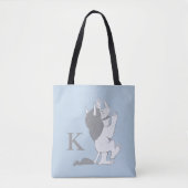Pastel Wild Thing | Voeg je Initiaal toe Tote Bag (Voorkant)