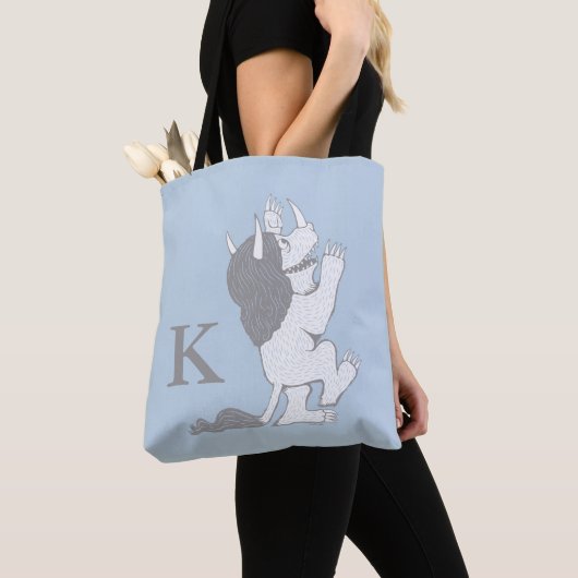 Pastel Wild Thing | Voeg je Initiaal toe Tote Bag (Dichtbij)