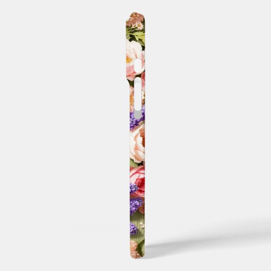 Pastel Wildbloemen Case-Mate iPhone Case (Achterkant / Links)