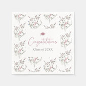 Pastel Wildbloemen Servet (Voorkant)