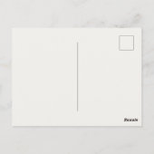 Pastel Wilde Bloem Save the Date Briefkaart (Achterkant)