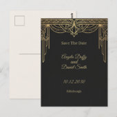 Pastel Wilde Bloem Save the Date Briefkaart (Voorkant / Achterkant)