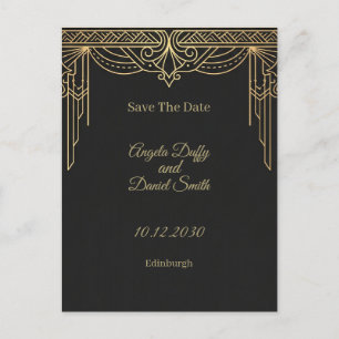 Pastel Wilde Bloem Save the Date Briefkaart