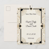 Pastel Wilde Bloem Save the Date Briefkaart (Voorkant / Achterkant)