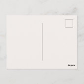 Pastel Wilde Bloem Save the Date Briefkaart (Achterkant)