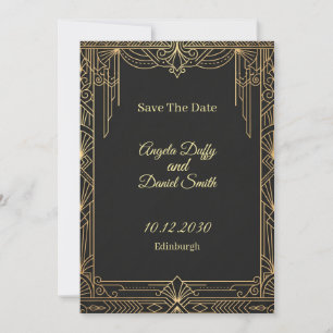 Pastel Wilde Bloem Save the Date Kaart