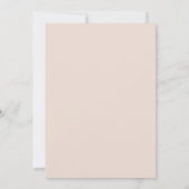 Pastel Wilde Bloem Save the Date Kaart (Achterkant)
