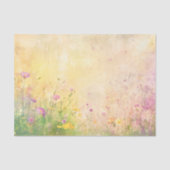 Pastel Wilde Bloemen Lentewei DZ5L Decoupage Tissuepapier (Voorkant)