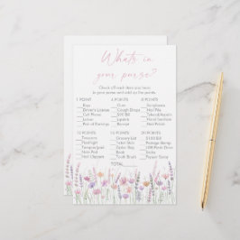 Pastel Wilde Bloemen Wat Zit Er In Je Tas Spel