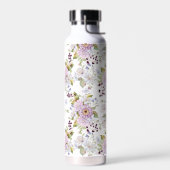 Pastel Wildebloem Bloemendesign Waterfles (Links)