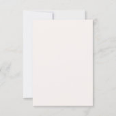 Pastel Wildebloem Bruiloft Bedankkaart (Achterkant)