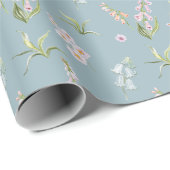 Pastel Wildebloemenweide Inpakpapier (Rol Hoek)