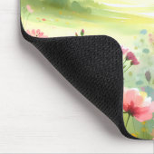 Pastel Wildebloemenweide Landschap Muismat (Hoek)