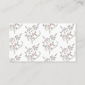 Pastel Wildflower Afstuderen advies Informatiekaartje (Achterkant)