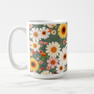 Pastel Wildflower coffee mug  Koffiemok