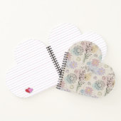 Pastel Wildflower Collage – Chic Floral Geometric Notitieboek (Binnen)