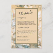 Pastel Wildflower Meadow Bruiloft Informatiekaartje (Voorkant)