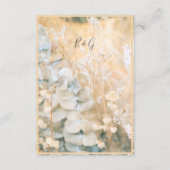 Pastel Wildflower Meadow Bruiloft Informatiekaartje (Achterkant)