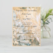 Pastel Wildflower Meadow Bruiloft uitnodiging (Staand voorkant)