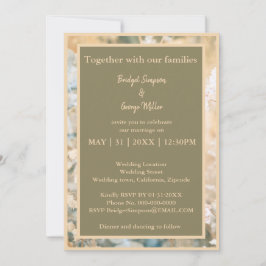 Pastel Wildflower Meadow Bruiloft uitnodiging