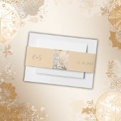 Pastel Wildflower Meadow Bruiloft Uitnodigingen Wikkel