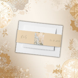 Pastel Wildflower Meadow Bruiloft Uitnodigingen Wikkel