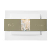 Pastel Wildflower Meadow Bruiloft Uitnodigingen Wikkel (Voorkant Voorbeeld)