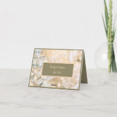 Pastel Wildflower Meadow Bruiloft zitkaart Bedankkaart (Achterkant)