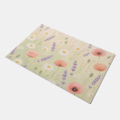 Pastel Wildflower Meadow Soft Bloom Deurmat (Schuin)