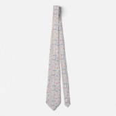 Pastel Wildflower Watercolor Pattern Stropdas (Voorkant)