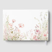 Pastel Wildflower Wedding Gastenboek (Achterkant)