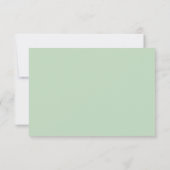 Pastel Wildflower Wedding RSVP Card Kaartje (Achterkant)