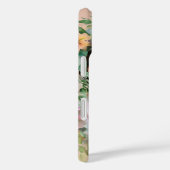 Pastel Wildflower Wedding Verloving Foto Lijst Case-Mate iPhone Case (Achterkant / Rechts)